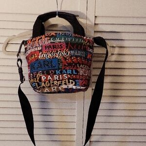 Karl Lagerfeld Colorful Logo Crossbody Bag